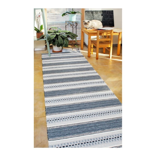 Siva tepih staza pogodna za eksterijer Narma Runö, 70 x 100 cm-image-1