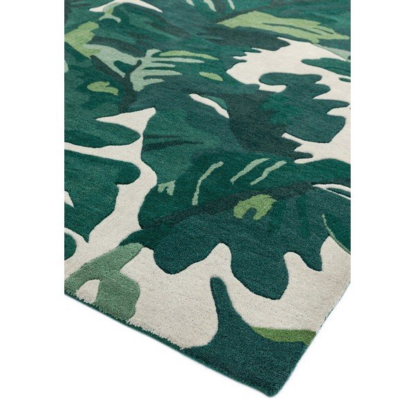 Tamno zeleni ručno rađen vuneni tepih 160x230 cm Matrix – Asiatic Carpets-image-3