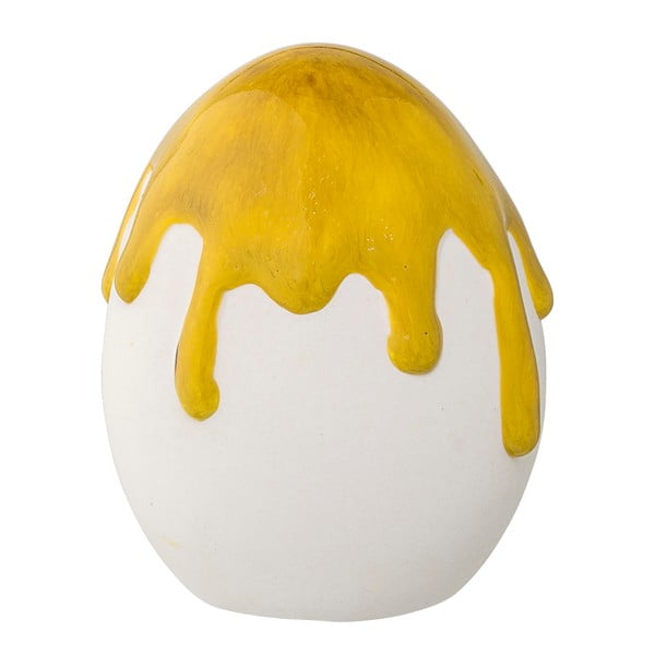 Žuti zemljani ukras u obliku jaja Bloomingville Mia
