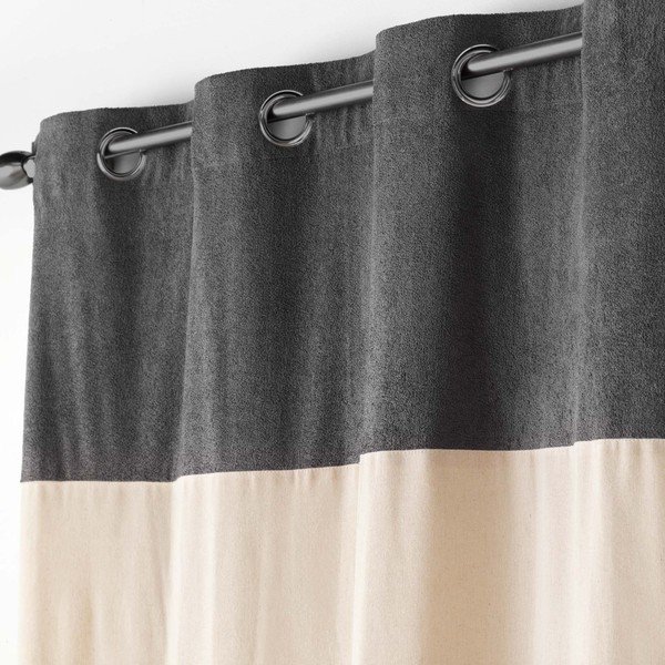 Antracitno siva/bež zavjesa 140x240 cm Tessa – douceur d'intérieur-image-1