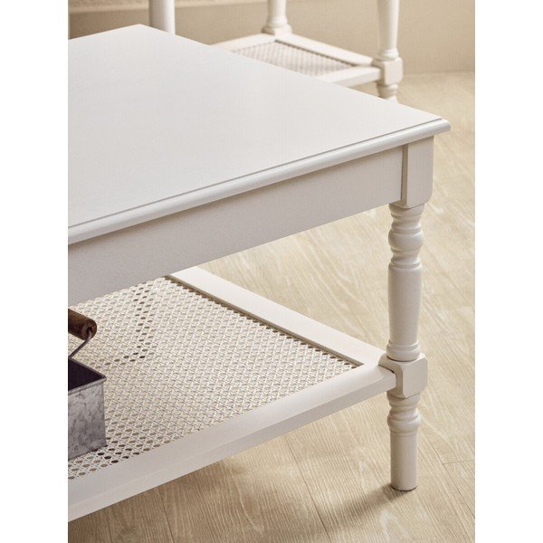 Bijeli stolić za kavu 60x120 cm Heritage – Premier Housewares-image-3