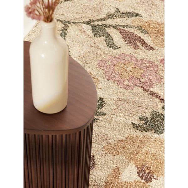 Krem ručno rađena jutena staza 80x200 cm Roya Violette – Elle Decoration-image-2