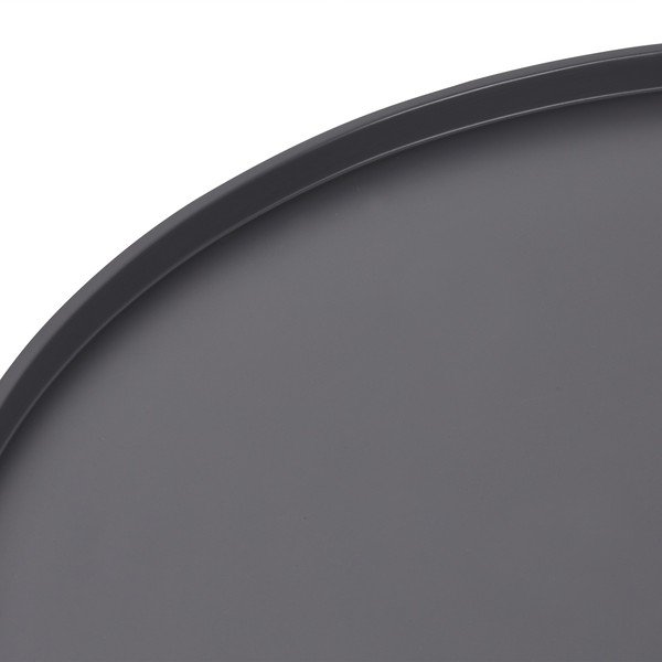 Sivi stolić s nogama od bukovog drveta Furnhouse Opus, Ø 90 cm-image-4