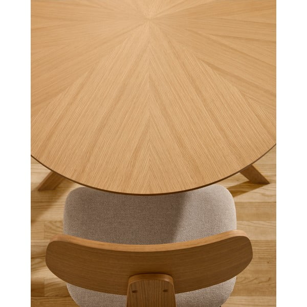 Blagovaonski stol s pločom stola u dekoru hrasta 110x180 cm Naanim – Kave Home-image-2