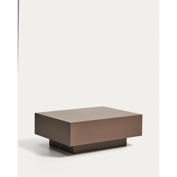 Vrtni stolić za kavu betonski 60x80 cm Rustella – Kave Home-image-4