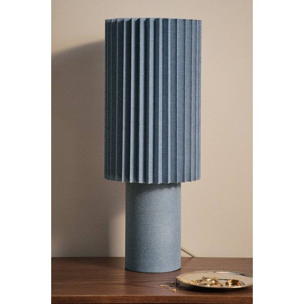 Plava lanena stolna lampa (visina 45 cm) Harriet – Jotex-image-2