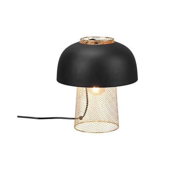 Mat crna metalna stolna lampa (visina 28 cm) Punch – Reality-image-3