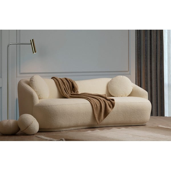 Krem sofa 225 cm Ancona – Artie-image-1
