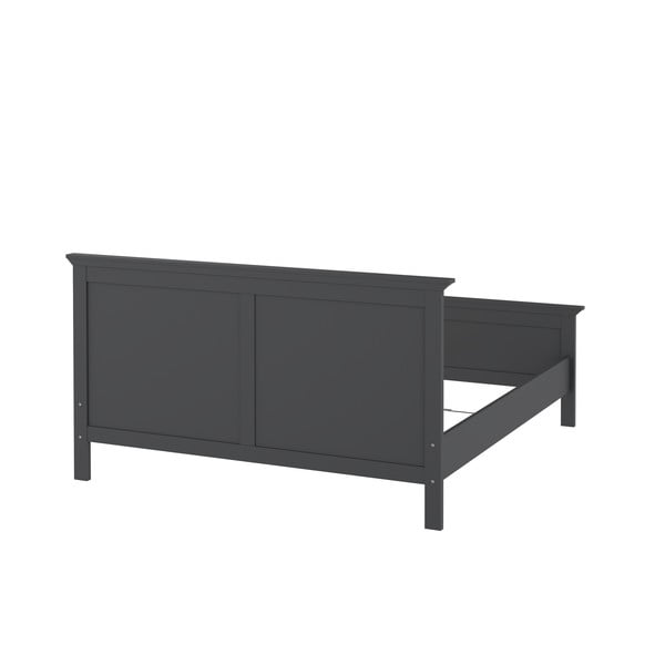 Sivi bračni krevet 160x200 cm Paris – Tvilum-image-4