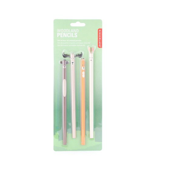 Set od 4 olovke Kikkerland Woodland -image-2