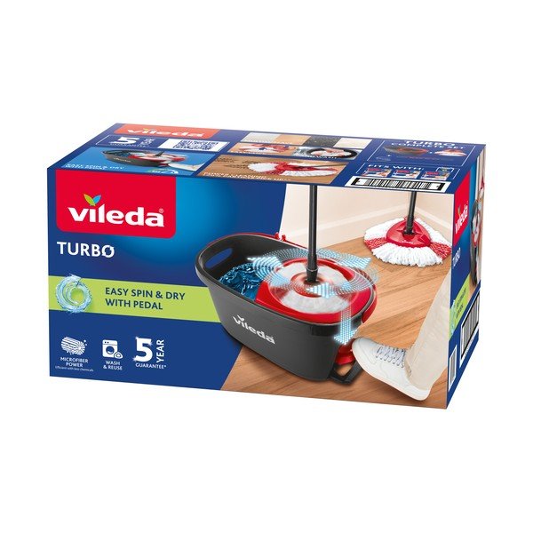 Set kanta i mop Vileda Turbo-image-3