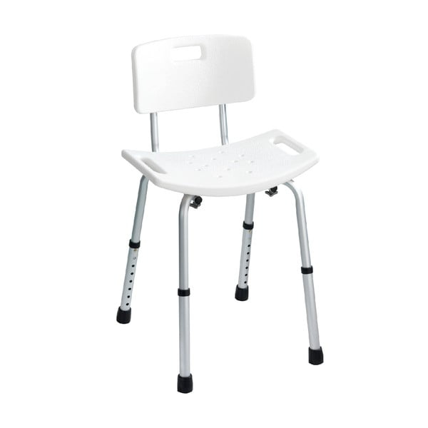 Stolica s naslonom za tuširanje Wenko Stool With Back, 54 x 49 cm-image-3
