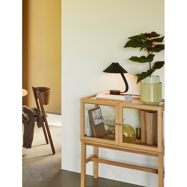 Vitrina u dekoru hrasta u prirodnoj boji 80x88x42 cm Poetic – Hübsch-image-3