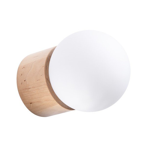 Bijela/u prirodnoj boji zidna lampa ø 12 cm Surtur – Sollux