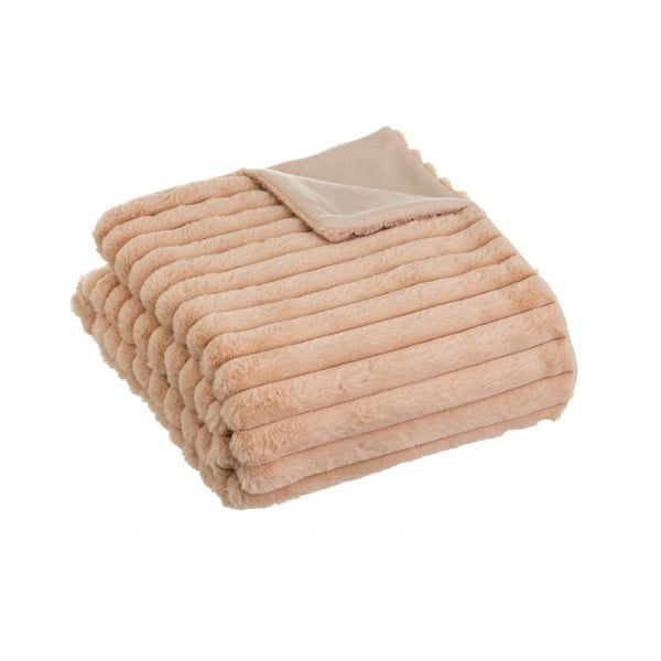 Svjetlo smeđa deka od mikropliša 130x160 cm Fur Velvet – Casa Selección