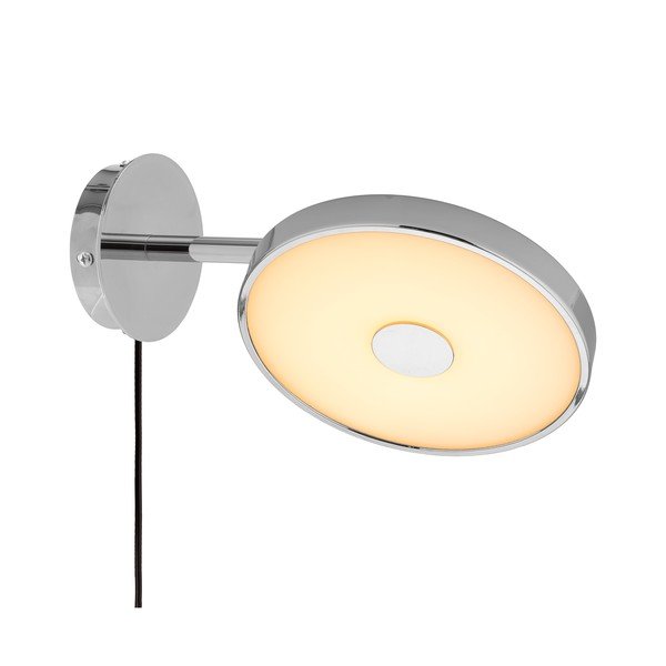 LED zidna lampa sa savitljivom konstrukcijom/s mogućnosti zatamnjivanja s utikačem u sjajno srebrnoj boji ø 15 cm Asteria Wall Short – UMAGE-image-2
