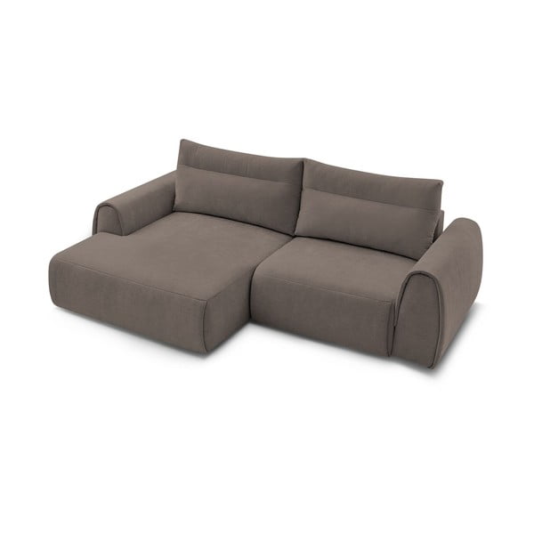 Smeđa kutna garnitura Aden – Bobochic Paris-image-4