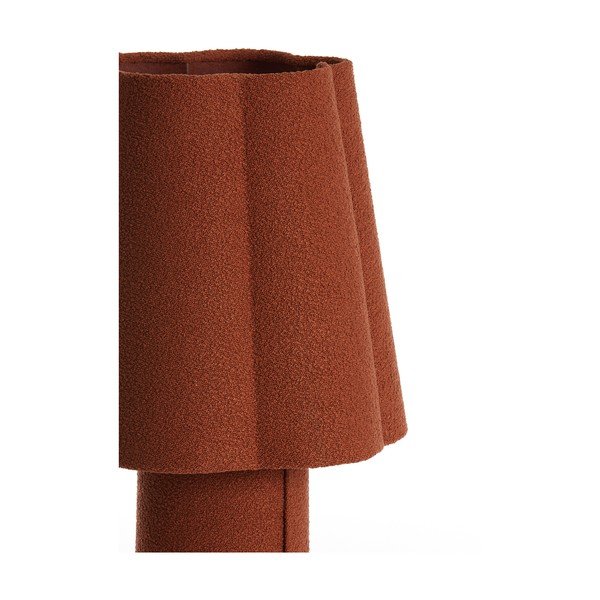 Ciglasta stolna lampa s tekstilnim sjenilom (visina 50 cm) Musaby – Light & Living-image-3