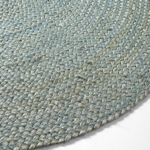 Tepih od plave jute Kave Home Dip, Ø 100 cm-image-1