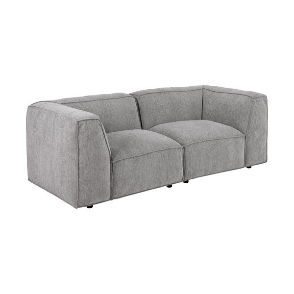 Svijetlosiva modularna sofa Bonami Selection Fairfield, 208 cm-image-3