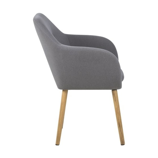 Svjetlosiva stolica za blagovaonicu Actona Emilia-image-4