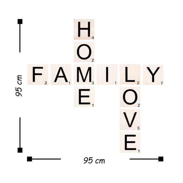 Zidni ukras Wallity Scrabble-image-3