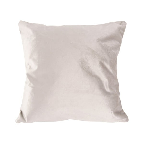 Svijetlo sivi baršunasti jastuk PT LIVING Tender, 40 x 40 cm