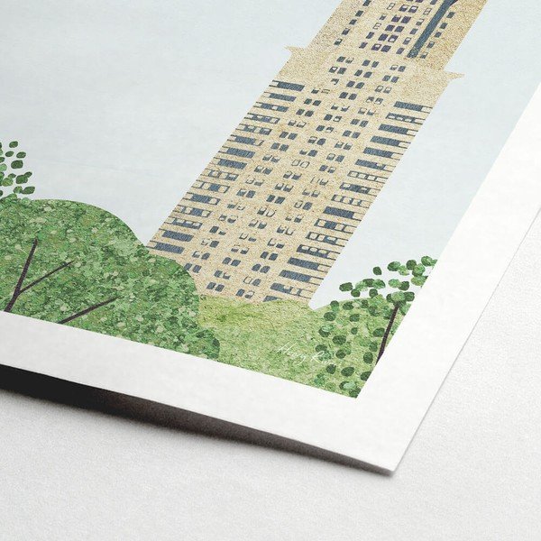 Plakat 30x40 cm Chrysler Building - Travelposter-image-1