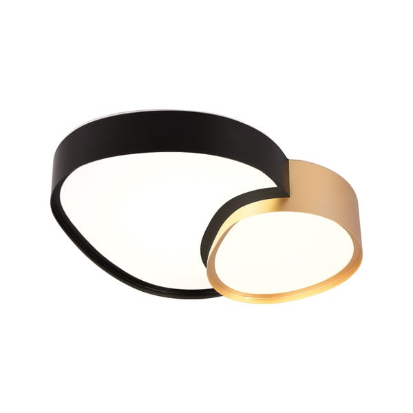 Crna/u zlatnoj boji LED stropna svjetiljka 36x43.5 cm Rise – Trio-image-3