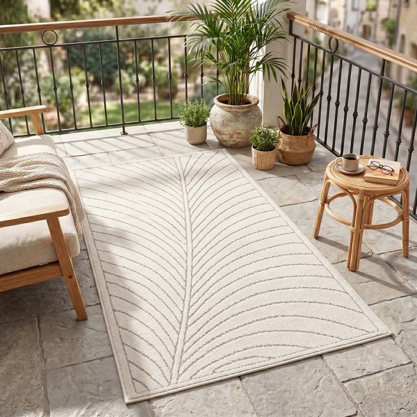 Krem unutarnja i vanjska staza 80x250 cm Nova 1204 – Ayyildiz Carpets-image-1