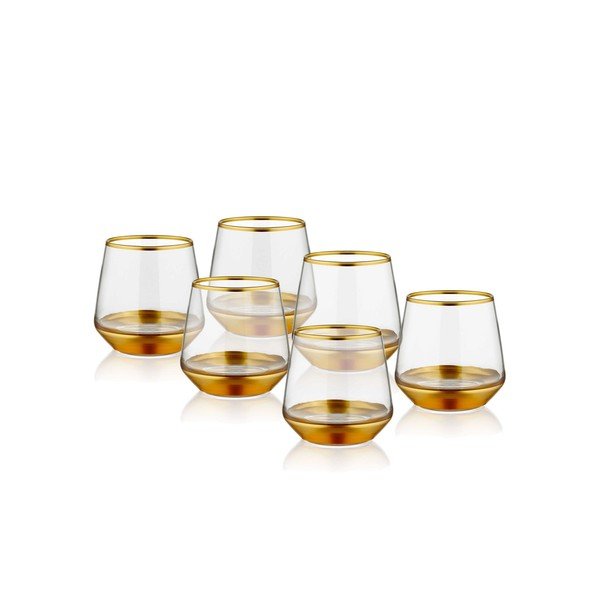 Set od 6 čaša Mia Glam Gold, 257 ml-image-1