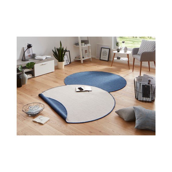 Plavi vanjski tepih NORTHRUGS Miami, ø 200 cm-image-1