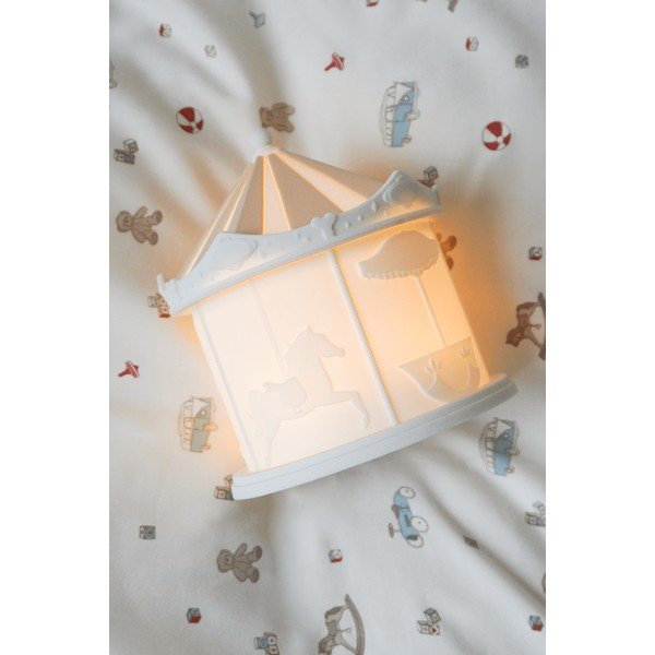 Noćno svjetlo za djecu boje slonovače Carousel Off-White – Cam Cam Copenhagen-image-1