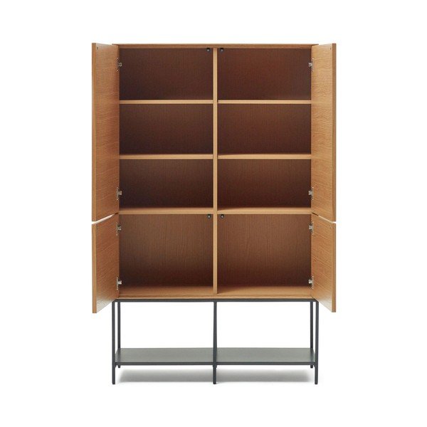 Ormarić u dekoru hrasta u prirodnoj boji 97,5x160 cm Vedrana – Kave Home-image-2