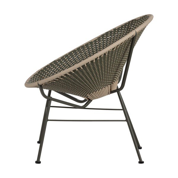 Zelena od umjetnog ratana vrtna fotelja Kazoun – WOOOD-image-3