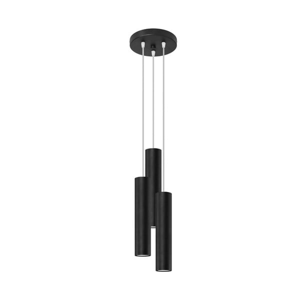 Crna viseća svjetiljka ø 6 cm Castro – Nice Lamps