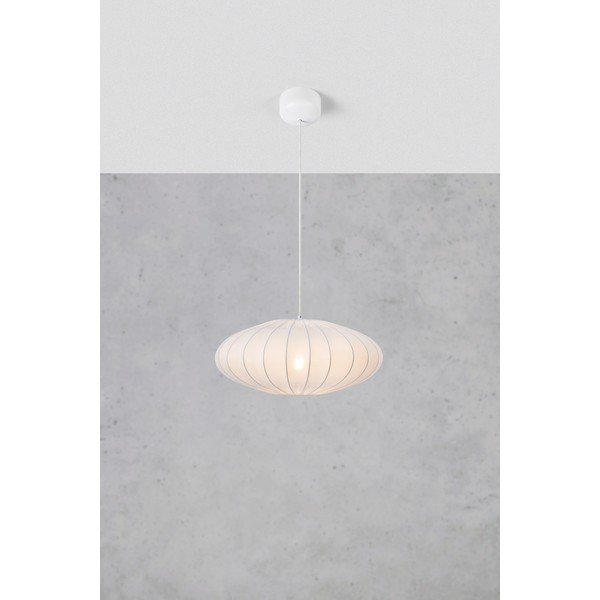 Bijela viseća svjetiljka ø 50 cm Solia – Markslöjd-image-3
