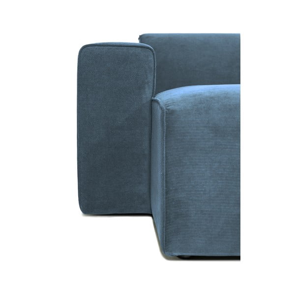 Plava modularna sjedeća garnitura od samta (s lijevim kutom) Sting – Scandic-image-3