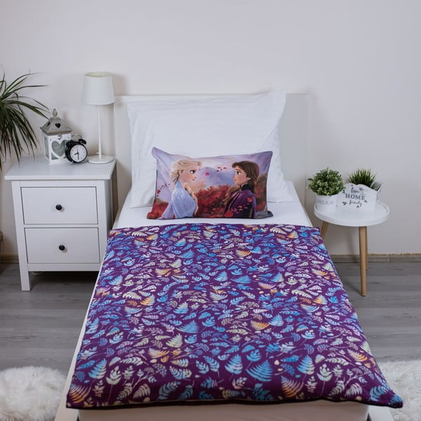 Pamučna dječja posteljina za dječji krevetić 100x135 cm Frozen "Wind" – Jerry Fabrics-image-2