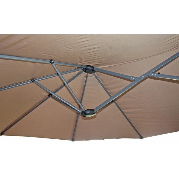 Sivi suncobran 265x460 cm – Garden Pleasure-image-4