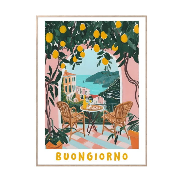 Slika 50x70 cm Balcony I – Styler