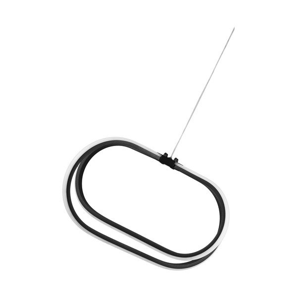 Crna metalna LED viseća svjetiljka ø 42 cm Loca – Squid Lighting-image-2