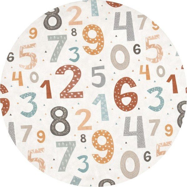 Periv dječji tepih za igru ø120 cm Happy Numbers – Mila Home
