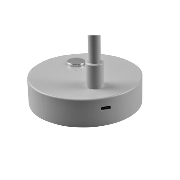 Svijetlo siva LED stolna lampa s mogućnošću zatamnjivanja (visina 28 cm) Lenny – Trio-image-4