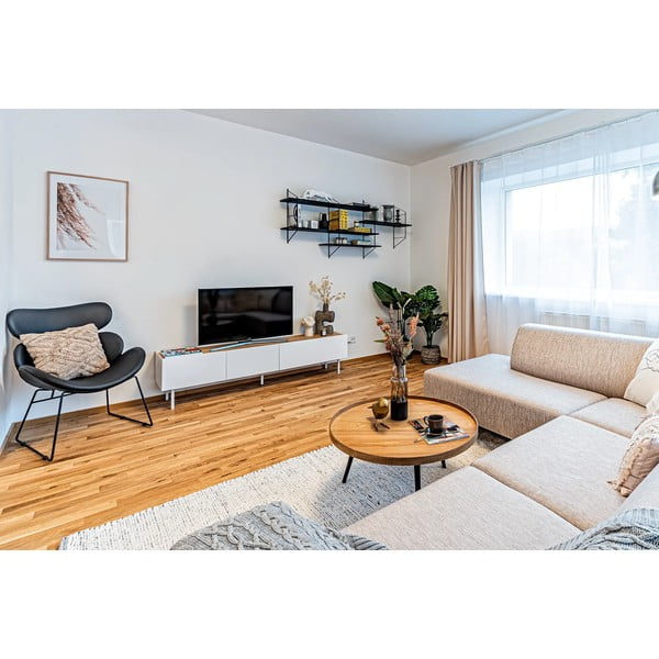 Krem ručno rađen pamučan tepih 60x110 cm Reimagine – Universal-image-2