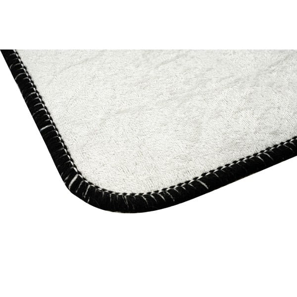 Bijelo-crni kupaonski tepih 60x40 cm Little Cats - Foutastic-image-2