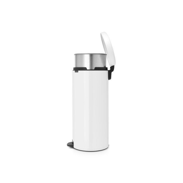 Bijela željezna kanta za smeće s pedalom 30 l NewIcon – Brabantia-image-1