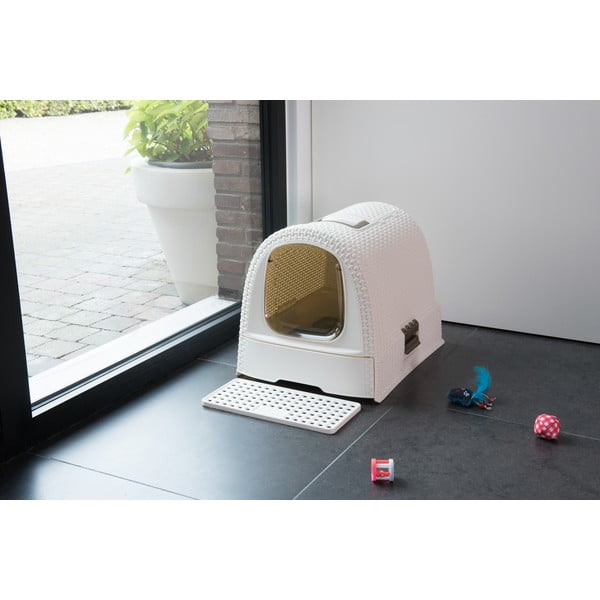 Bijeli WC za mačke Curver Vintage-image-1