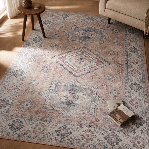 Svijetloružičasti tepih Nouristan Gratia, 200 x 290 cm-image-1