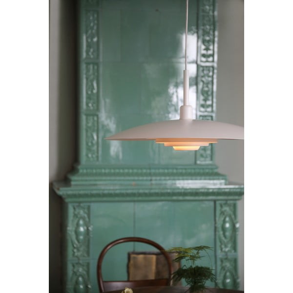 Bijela viseća svjetiljka s metalnim sjenilom ø 57 cm Piny – Markslöjd-image-2